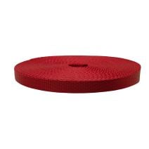 3/4 Inch Flat Nylon Dark Red