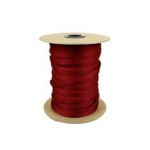 3/8 Inch Flat Nylon Dark Red