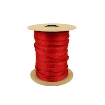 3/8 Inch Flat Nylon Light Red