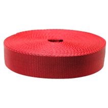1-1/2 Inch Flat Nylon Light Red