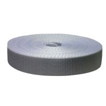 1-1/2 Inch Flat Nylon Silver Gray