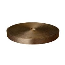 1-1/4 Inch Flat Nylon Earth Brown