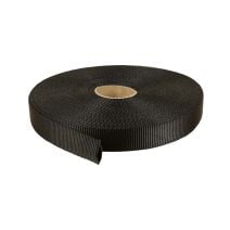 1 Inch Tubular Nylon Black