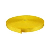 1 Inch Tubular Nylon Yellow