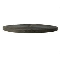 1/2 Inch Tubular Nylon Black