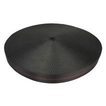 12K Polyester Webbing Black with Tracer