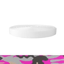 1 Inch Commercial Military Style 17337 Polyester Camo Pink