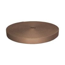 1 Inch Picture Quality Polyester Webbing Tan