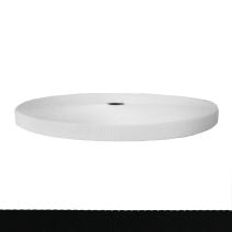 3/4 Inch Picture Quality Polyester Webbing Black