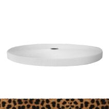 3/4 Inch Picture Quality Polyester Webbing Leopard