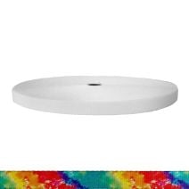 3/4 Inch Picture Quality Polyester Webbing Tie Dye