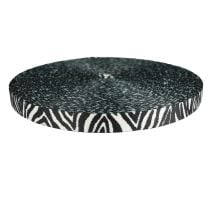 3/4 Inch Picture Quality Polyester Webbing Zebra