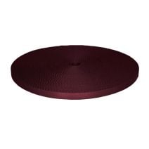 3/8 Inch Picture Quality Polyester Webbing Burgundy