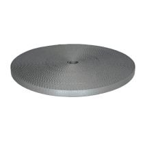 3/8 Inch Picture Quality Polyester Webbing Gray