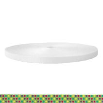 5/8 Inch Picture Quality Polyester Webbing Candy Dots
