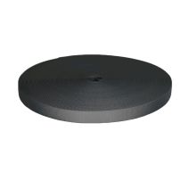5/8 Inch Picture Quality Polyester Webbing Charcoal