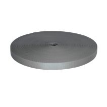 5/8 Inch Picture Quality Polyester Webbing Gray