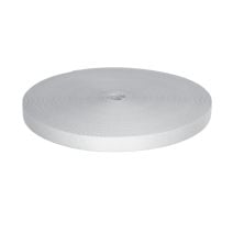 5/8 Inch Picture Quality Polyester Webbing White