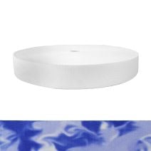 1-1/2 Inch Picture Quality Polyester Webbing Blue Smoke