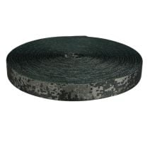 1-1/2 Inch Picture Quality Polyester Webbing Camouflage Digital Dark