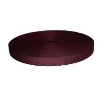 1 Inch Utility Polyester Webbing Burgundy