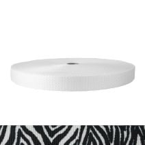 1 Inch Utility Polyester Webbing Zebra
