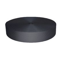 2 Inch Utility Polyester Webbing Charcoal