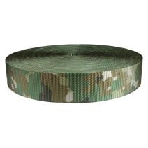 2 Inch Utility Polyester Webbing Camouflage Quadra