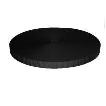 3/4 Inch Utility Polyester Webbing Black