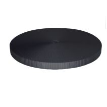 3/4 Inch Utility Polyester Webbing Charcoal