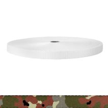 3/4 Inch Utility Polyester Webbing Camouflage Flecktarn