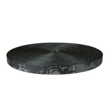 3/4 Inch Utility Polyester Webbing Camouflage Digital Dark