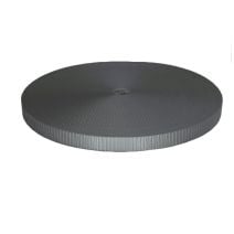 3/4 Inch Utility Polyester Webbing Gray