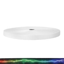 3/4 Inch Utility Polyester Webbing Rainbow Lightning Splatter