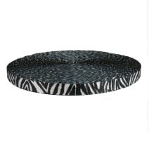 3/4 Inch Utility Polyester Webbing Zebra