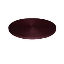 3/8 Inch Utility Polyester Webbing Burgundy