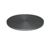 3/8 Inch Utility Polyester Webbing Gray