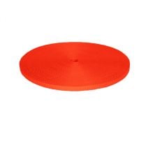 3/8 Inch Utility Polyester Webbing Orange