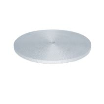 3/8 Inch Utility Polyester Webbing White