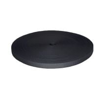 5/8 Inch Utility Polyester Webbing Charcoal