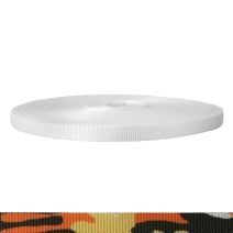 5/8 Inch Utility Polyester Webbing Camouflage Autumn