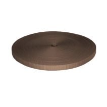 5/8 Inch Utility Polyester Webbing Tan