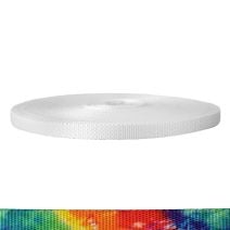 5/8 Inch Utility Polyester Webbing Tie Dye