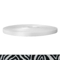 5/8 Inch Utility Polyester Webbing Zebra