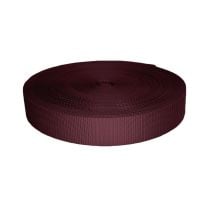 1-1/2 Inch Utility Polyester Webbing Burgundy