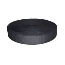 1-1/2 Inch Utility Polyester Webbing Charcoal