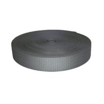 1-1/2 Inch Utility Polyester Webbing Gray