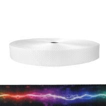 1-1/2 Inch Utility Polyester Webbing Rainbow Lightning Splatter