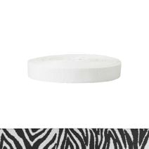 1 Inch Polyester Ribbon Zebra