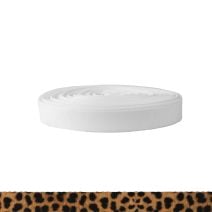 3/4 Inch Polyester Ribbon Leopard